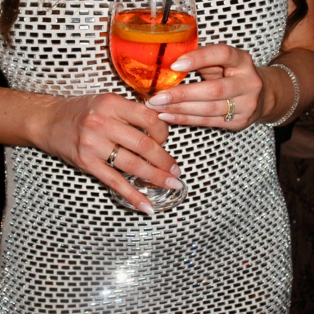 Retrofete Silver Disco Mini Dress - Picture 6 of 14